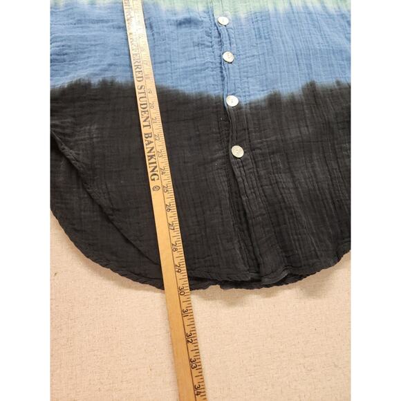 Electric & Rose Womens Oversized Sz XS Ombre Preppy Beachy Streetwear Vacation - Picture 10 of 11